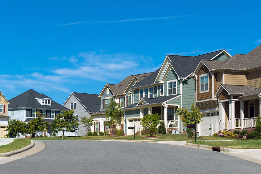 Vocal_Home_Loans-Home_Loans Residential street with newly built houses
